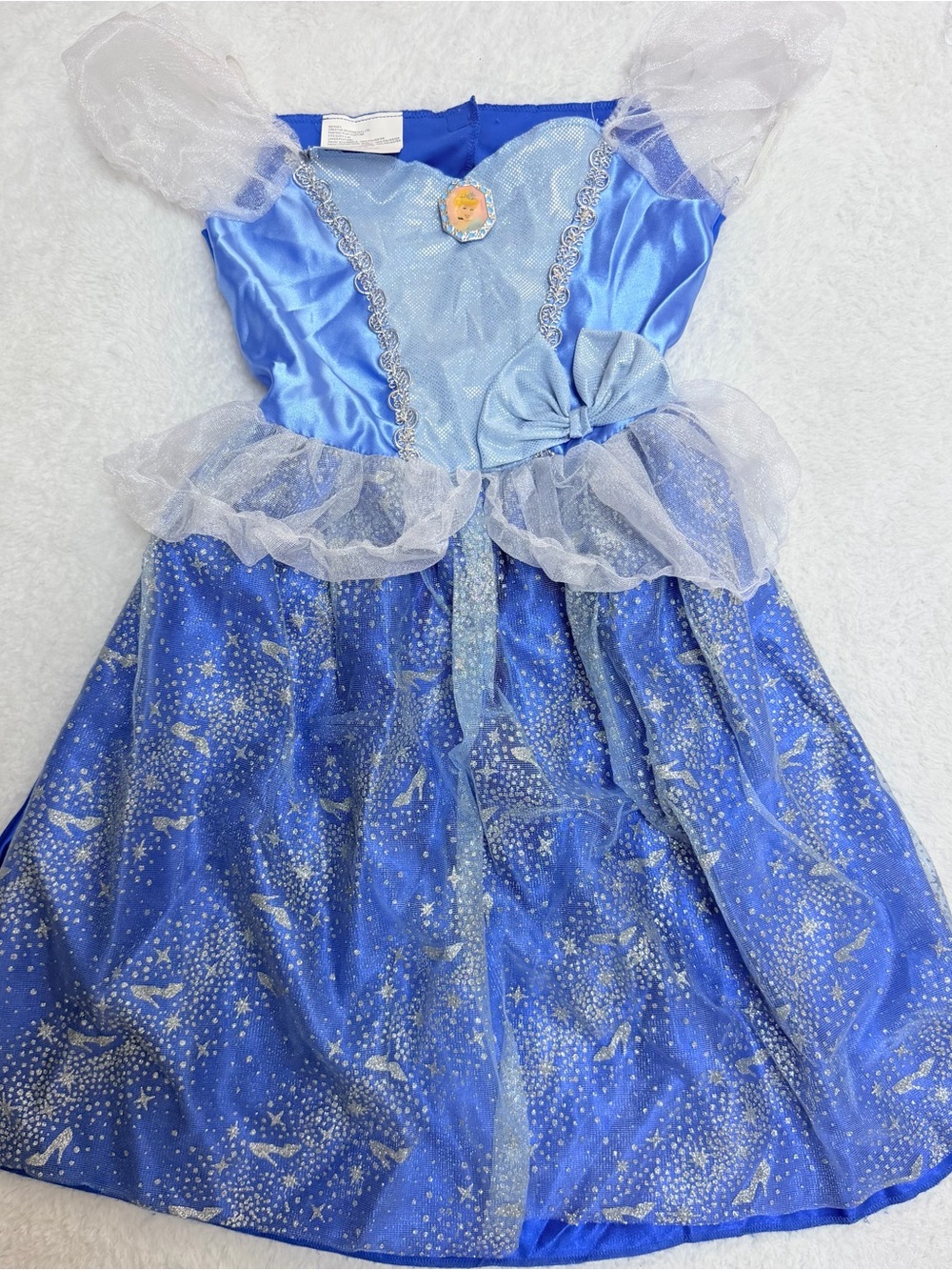 Disney Cinderella Fantasy Play Costume Dress Little Girls 4-6x
